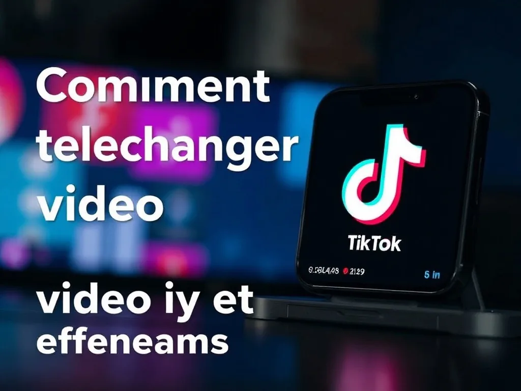 Comment telecharger video tiktok facilement et rapidement