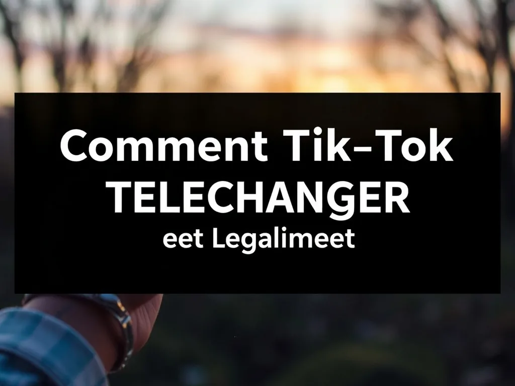 Comment tik tok telecharger video facilement et légalement